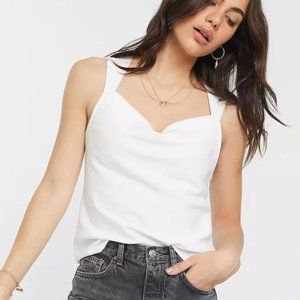 ASOS DESIGN Sleeveless Cowl Neck Top